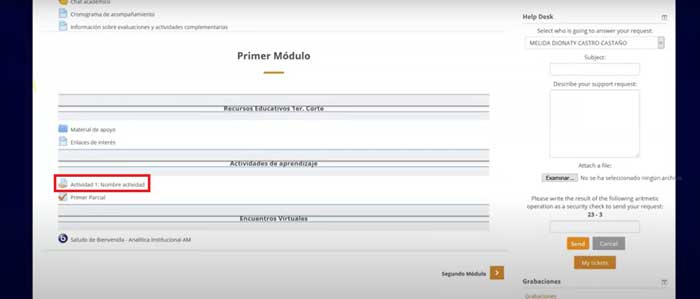 BOTON ACTIVIDAD AULA VIRTUAL UMNG