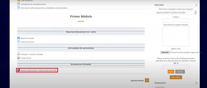 ENCUENTROS VIRTUALES AULA VIRTUAL UMNG