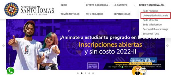UNIVERSIDAD A DISTANCIA UNIVERISDAD SANTO TOMAS