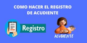 COMO HACER EL REGISTRO DE ACUDIENTE