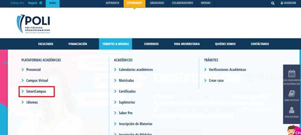 PLATAFORMA ACADEMICA SMARTCAMPUS POLI