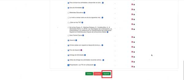 AJUSTES DE ESQUEMA GENERAR COPIA DE SEGURIDAD MOODLE