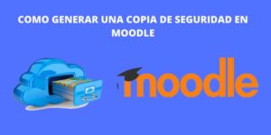 COMO GENERAR UNA COPIA DE SEGURIDAD EN MOODLE