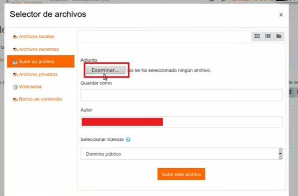 BOTON EXAMINAR TAREAS EN MOODLE