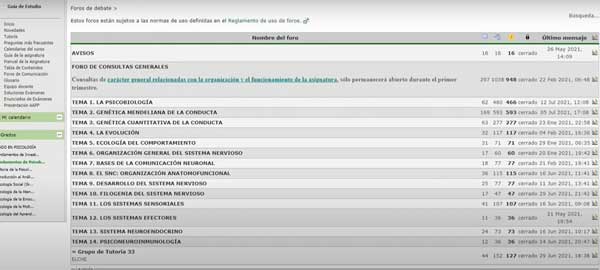 FORO MIS ESTUDIOS AULAS VIRTUALES UNED
