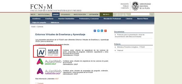 AULAS VIRTUALES FCNYM ULP