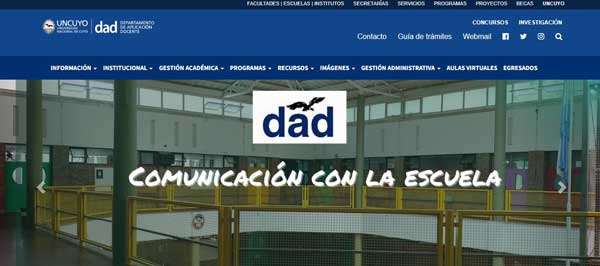 PAGINA PRINCIPAL DAD
