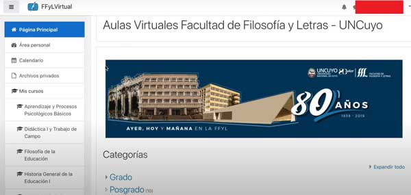 PLATAFORMA AULAS VIRTUALES FFYL