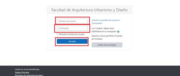 ACCEDER AULAS VIRTUALES FAUD UNC