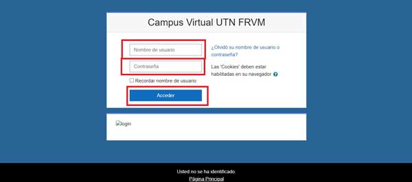 ACCEDER AULAS VIRTUALES UTN VILLA MARIA