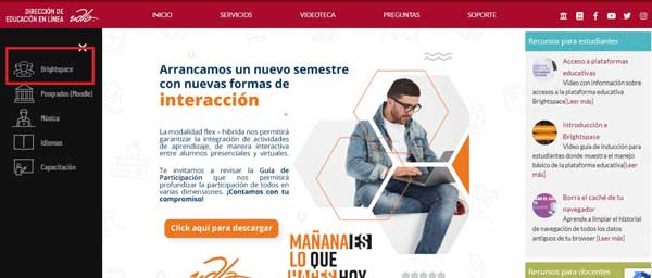 BRIGHTSPACE AULAS VIRTUALES UDLA