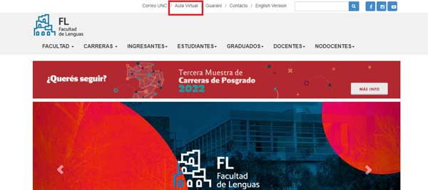 ENLACE AULA VIRTUAL FL UNC