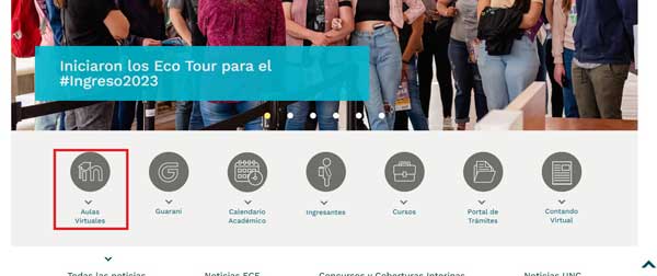 ENLACE AULAS VIRTULES FCE UNC