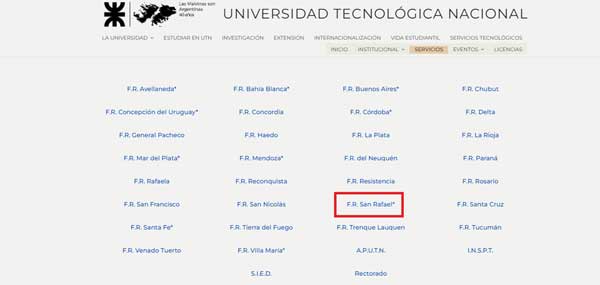 FACULTAD REGIONAL UTN SAN RAFAEL