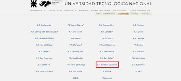 FACULTAD REGIONAL UTN TRENQUE LAUQUEN