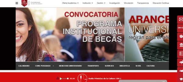 PAGINA PRINCIPAL UTA